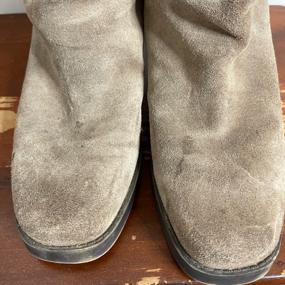 Nine West suede lace up zippered boots - Picture 4 of 10